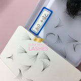 Loose premade fans Sharp stem 10D 0.03 500pcs/box