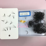 Loose premade fans Sharp stem 12D 0.03 500pcs/box