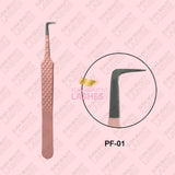 Fiber tip lash tweezers, PF06+PF01 free shipping