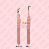 Fiber tip lash tweezers, PF10+PF01 free shipping