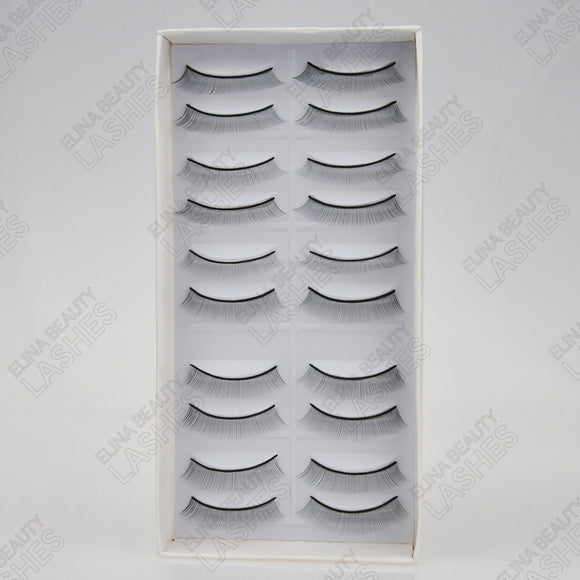 Practice Eyelashes, 5 pairs/tray, 10 Pairs/tray