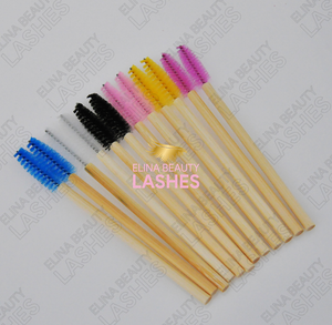 Mascara Brushes With Bamboo Wands