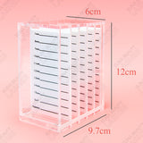 T46 white Acrylic Lash Pallets 5 Layers