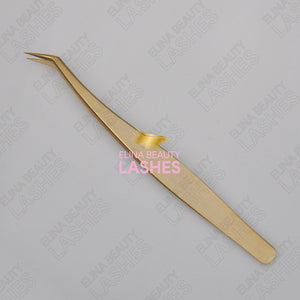 45 degree angled Lash Tweezers T62