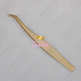 45 degree angled Lash Tweezers T62