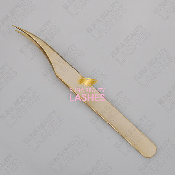 Dolphin Gold Lash Tweezers T63