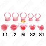 Regular Glue Rings  Small Pink T40