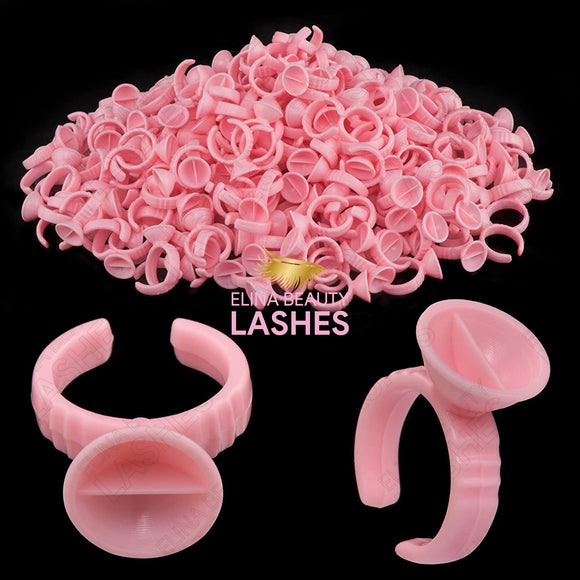 Regular Glue Rings  Small Pink T40