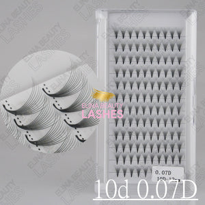 Sharp Stem Premade Fans 10D D curl 0.07/0.05